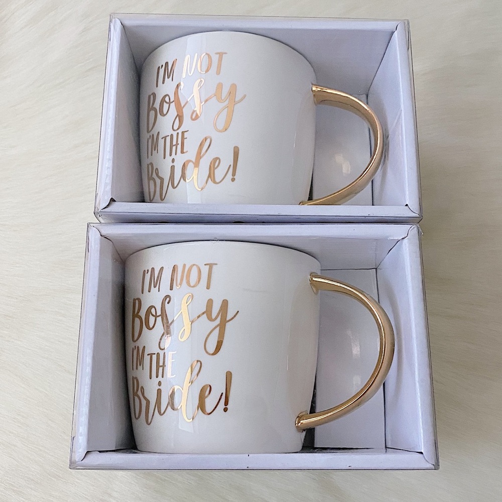 ✨New SLANT COLLECTIONS 14oz Bridal Mugs (Set of 2)